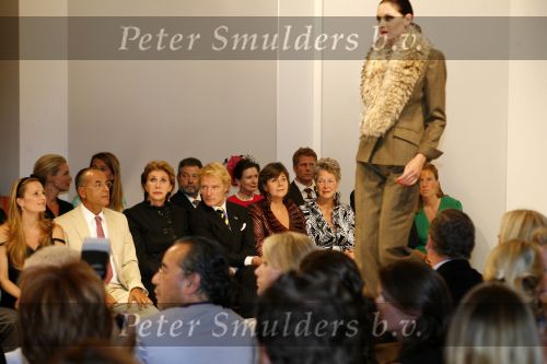 Amsterdam 11 september 2006
Modeshow Frans Molenaar in het Amstel Hotel. Rita Verdonk met Frans Molenaar
