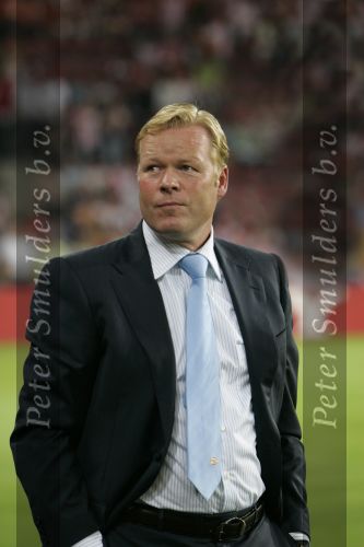 Eindhoven, 12 September 2006 Eerste wedstrijd ChampionsLeague Seizoen 2006/2007 eindstand 0-0
PSV-trainer Ronald koeman