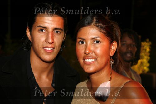 Amsterdam 31 augustus 2006
presentatie cd DJ Chuckie in Onnasis.
Shanna Breukhoven met haar nieuwe vriend Morad