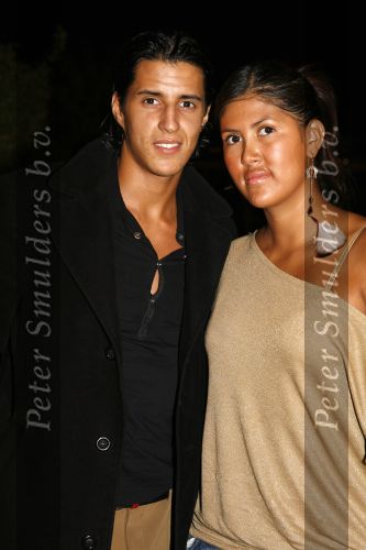 Amsterdam 31 augustus 2006
presentatie cd DJ Chuckie in Onnasis.
Shanna Breukhoven met haar nieuwe vriend Morad