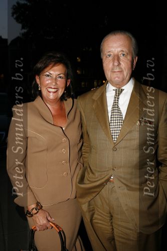Amsterdam 11 september 2006
Modeshow Frans Molenaar in het Amstel Hotel.   
Theo Hiddema met vrouw