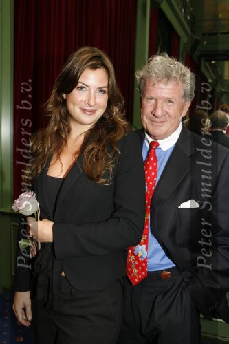 Amsterdam 28 augustus 2006
Modeshow Ronald Kolk in krasnapolsky.
Willibrord Frequin met dochter