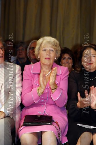 Amsterdam 11 september 2006
Modeshow Frans Molenaar in het Amstel Hotel.  Groot meesteres van de koningin mevrouw v Loon de la bouchere