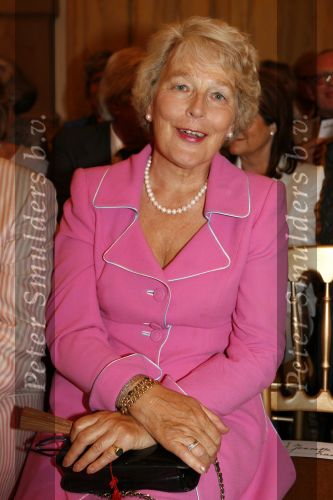 Amsterdam 11 september 2006
Modeshow Frans Molenaar in het Amstel Hotel.  Groot meesteres van de koningin mevrouw v Loon de la bouchere