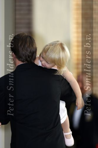 Apeldoorn 1 september 2007
Prins Willem Alexander viert zijn 40e verjaardag op paleis het Loo met Maxima Alexia Ariane en Amalia.