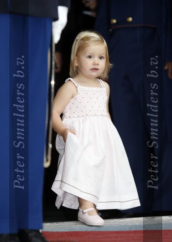 Apeldoorn 1 september 2007
Prins Willem Alexander viert zijn 40e verjaardag op paleis het Loo met Maxima Alexia Ariane en Amalia.