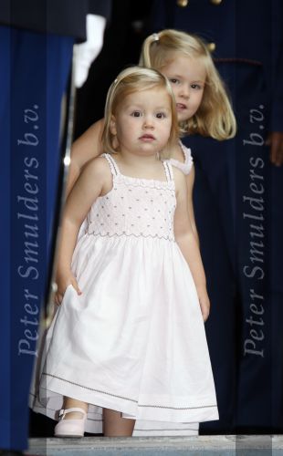 Apeldoorn 1 september 2007
Prins Willem Alexander viert zijn 40e verjaardag op paleis het Loo met Maxima Alexia Ariane en Amalia.