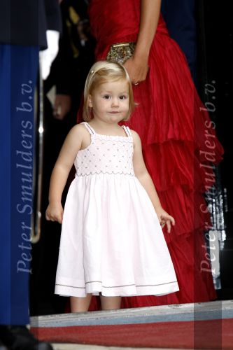 Apeldoorn 1 september 2007
Prins Willem Alexander viert zijn 40e verjaardag op paleis het Loo met Maxima Alexia Ariane en Amalia.