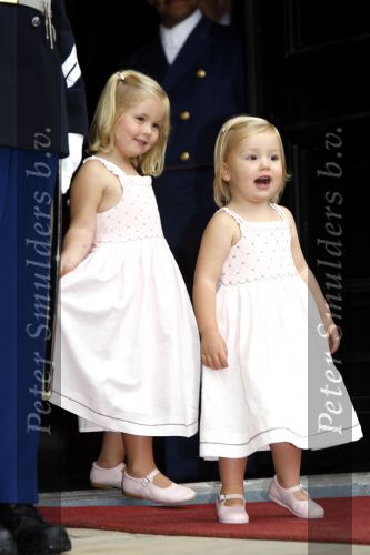 Apeldoorn 1 september 2007
Prins Willem Alexander viert zijn 40e verjaardag op paleis het Loo met Maxima Alexia Ariane en Amalia.