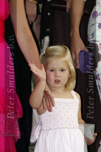 Apeldoorn 1 september 2007
Prins Willem Alexander viert zijn 40e verjaardag op paleis het Loo met Maxima Alexia Ariane en Amalia.