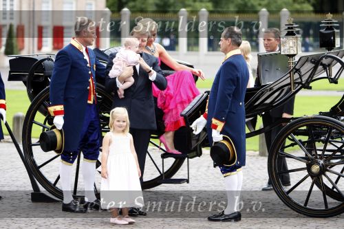 Apeldoorn 1 september 2007
Prins Wille Alexander viert zijn 40e verjaardag op paleis het Loo met Maxima Alexia Ariane en Amalia.