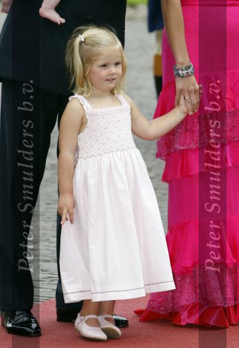 Apeldoorn 1 september 2007
Prins Willem Alexander viert zijn 40e verjaardag op paleis het Loo met Maxima Alexia Ariane en Amalia.