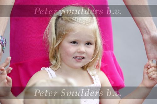 Apeldoorn 1 september 2007
Prins Willem Alexander viert zijn 40e verjaardag op paleis het Loo met Maxima Alexia Ariane en Amalia.