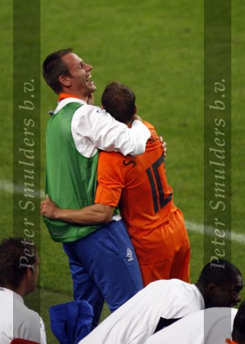 Amsterdam 8 september 2007
kwalificatieduel voor EK tussen Nederland en Bulgarije in de amsterdam arena. Nederland wint met 2-0. Wesley Sneijder scoort de 1-0. met Andre Ooijer