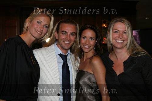 Noordwijk, 1 September 2007 Jacky Fair met o.a. modeshow van Danie Bles.
Op de foto v.l.n.r.: Anouk Smulders, Tom Sebastian, Renee Vervoorn en Irma v Hove ( Vriendin van Anouk )