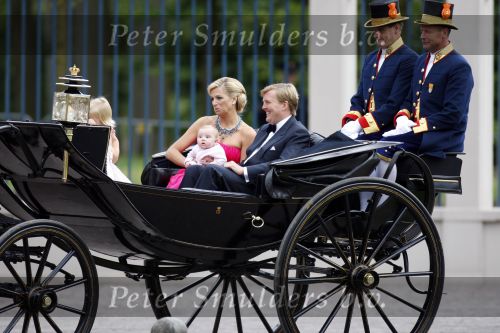 Apeldoorn 1 september 2007
Prins Willem Alexander viert zijn 40e verjaardag op paleis het Loo met Maxima Alexia Ariane en Amalia.