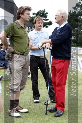 Zandvoort 18 augustus 2007
Beau v Erven Dorens met korte broek en pet golfend  tijdens Charity challenge tijdens KLM open. Beau met Pieter v Vollenhoven