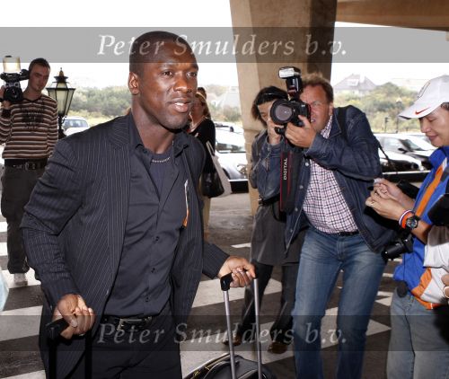 Noordwijk 20 augustus 2007
De spelers van het nederlands elftal verzamelen in hotel huis ter duin voor de oefenwedstrijd tegen zwitserland. Clarence Seedorf