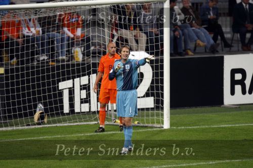 Amsterdam 8 september 2007
kwalificatieduel voor EK tussen Nederland en Bulgarije in de amsterdam arena. Nederland wint met 2-0. Edwin v d Sar