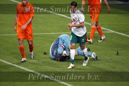 Amsterdam 8 september 2007
kwalificatieduel voor EK tussen Nederland en Bulgarije in de amsterdam arena. Nederland wint met 2-0. Edwin v d Sar