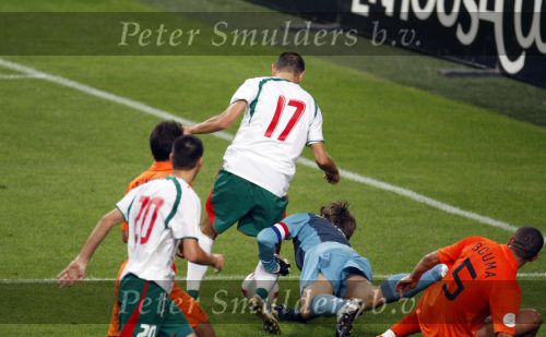 Amsterdam 8 september 2007
kwalificatieduel voor EK tussen Nederland en Bulgarije in de amsterdam arena. Nederland wint met 2-0. Edwin v d Sar