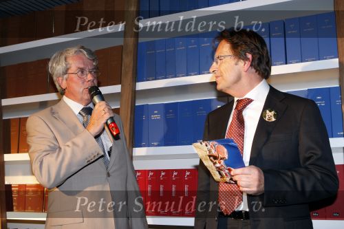 Amsterdam 7 september 2007
Opening nieuwe pand van de Pim de Vos advocaten op de pc hooftstraat. de rijdende rechter Frank Visser