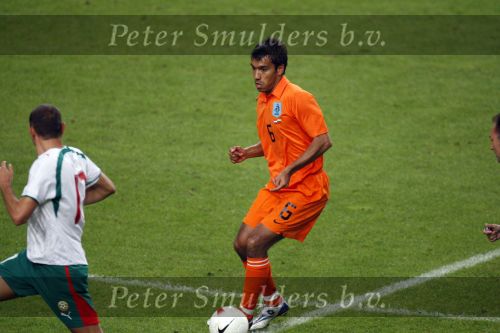 Amsterdam 8 september 2007
kwalificatieduel voor EK tussen Nederland en Bulgarije in de amsterdam arena. Nederland wint met 2-0. Giovanni v Bronkhorst
