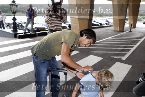 Noordwijk 20 augustus 2007
De spelers van het nederlands elftal verzamelen in hotel huis ter duin voor de oefenwedstrijd tegen zwitserland. Giovanni v Bronkhorst
