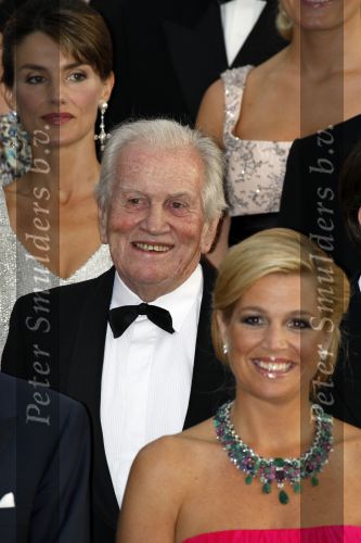 Apeldoorn 1 september 2007
Prins Willem Alexander viert zijn 40e verjaardag op paleis het Loo met Maxima Alexia Ariane en Amalia. Maxima met haar vader Jorge Zorrequieta en Prinses Letizia