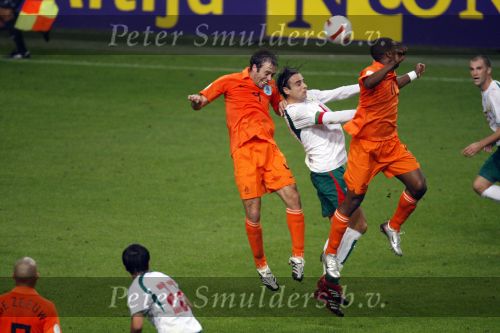 Amsterdam 8 september 2007
kwalificatieduel voor EK tussen Nederland en Bulgarije in de amsterdam arena. Nederland wint met 2-0. Joris Mathijsse