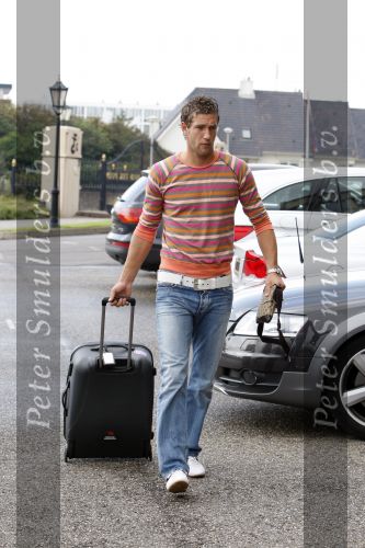 Noordwijk 20 augustus 2007
De spelers van het nederlands elftal verzamelen in hotel huis ter duin voor de oefenwedstrijd tegen zwitserland. Maarten Stekelenburg