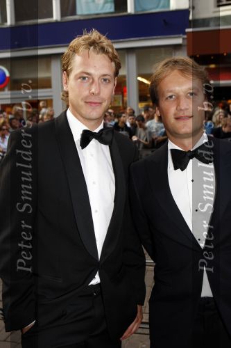 Amsterdam 23 augustus 2007
Premiere  film Matt Damon in Tuschinski. Mark v Eeuwen en Frank Houben
