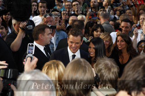 Amsterdam 23 augustus 2007
Premiere  film Matt Damon in uschinski.