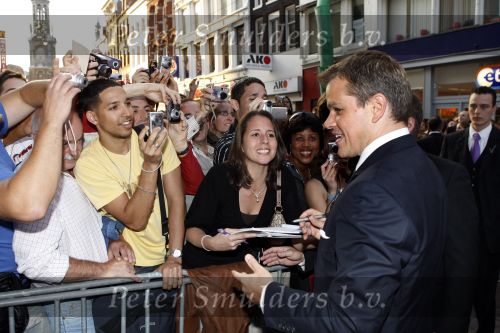 Amsterdam 23 augustus 2007
Premiere  film Matt Damon in Tuschinski.