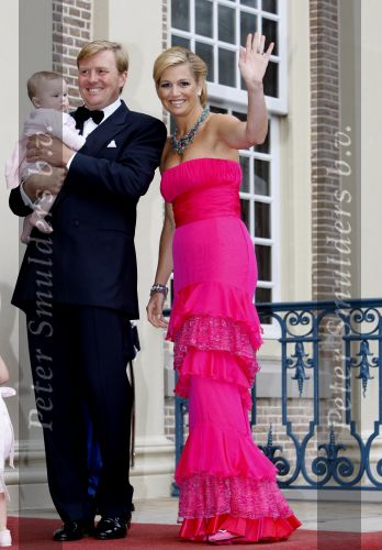 Apeldoorn 1 september 2007
Prins Willem Alexander viert zijn 40e verjaardag op paleis het Loo met Maxima Alexia Ariane en Amalia.