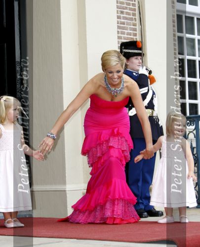 Apeldoorn 1 september 2007
Prins Willem Alexander viert zijn 40e verjaardag op paleis het Loo met Maxima Alexia Ariane en Amalia.