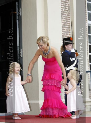 Apeldoorn 1 september 2007
Prins Willem Alexander viert zijn 40e verjaardag op paleis het Loo met Maxima Alexia Ariane en Amalia.m