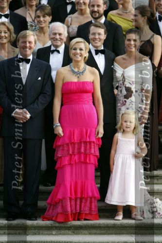 Apeldoorn 1 september 2007
Prins Willem Alexander viert zijn 40e verjaardag op paleis het Loo met Maxima Alexia Ariane en Amalia.