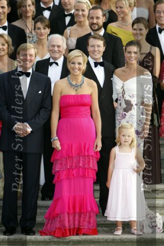 Apeldoorn 1 september 2007
Prins Willem Alexander viert zijn 40e verjaardag op paleis het Loo met Maxima Alexia Ariane en Amalia.