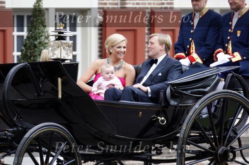Apeldoorn 1 september 2007
Prins Willem Alexander viert zijn 40e verjaardag op paleis het Loo met Maxima Alexia Ariane en Amalia.