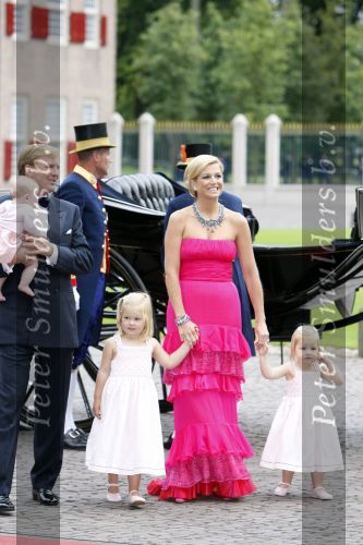 Apeldoorn 1 september 2007
Prins Willem Alexander viert zijn 40e verjaardag op paleis het Loo met Maxima Alexia Ariane en Amalia.