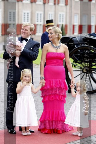 Apeldoorn 1 september 2007
Prins Wille Alexander viert zijn 40e verjaardag op paleis het Loo met Maxima Alexia Ariane en Amalia.