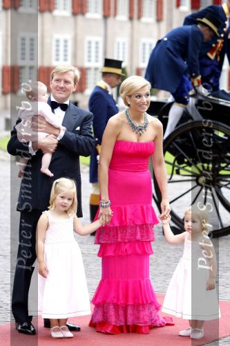 Apeldoorn 1 september 2007
Prins Willem Alexander viert zijn 40e verjaardag op paleis het Loo met Maxima Alexia Ariane en Amalia.
