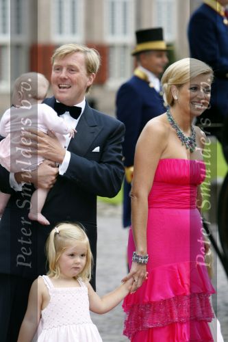 Apeldoorn 1 september 2007
Prins Wille Alexander viert zijn 40e verjaardag op paleis het Loo met Maxima Alexia Ariane en Amalia.