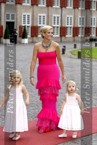 Apeldoorn 1 september 2007
Prins Willem Alexander viert zijn 40e verjaardag op paleis het Loo met Maxima Alexia Ariane en Amalia.m