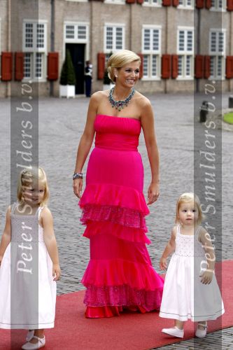 Apeldoorn 1 september 2007
Prins Willem Alexander viert zijn 40e verjaardag op paleis het Loo met Maxima Alexia Ariane en Amalia.