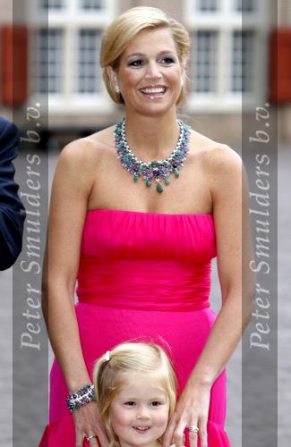 Apeldoorn 1 september 2007
Prins Willem Alexander viert zijn 40e verjaardag op paleis het Loo met Maxima Alexia Ariane en Amalia.