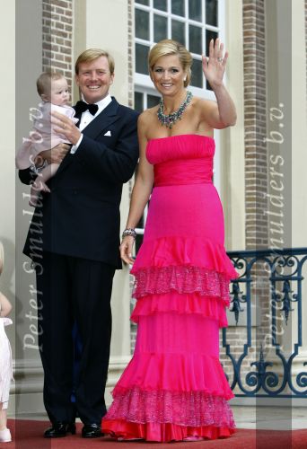 Apeldoorn 1 september 2007
Prins Wille Alexander viert zijn 40e verjaardag op paleis het Loo met Maxima Alexia Ariane en Amalia.