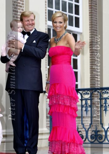 Apeldoorn 1 september 2007
Prins Willem Alexander viert zijn 40e verjaardag op paleis het Loo met Maxima Alexia Ariane en Amalia.