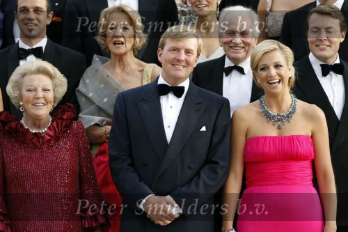 Apeldoorn 1 september 2007
Prins Willem Alexander viert zijn 40e verjaardag op paleis het Loo met Maxima Alexia Ariane en Amalia. Jorge Zorrequieta Marie Carmen  Martin Zorrequieta en Koningin Beatrix